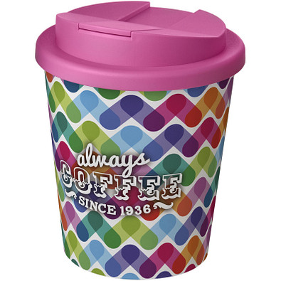 Brite-Americano® Espresso 250 ml Isolierbecher mit auslaufsicherem Schraubverschluss, weiss