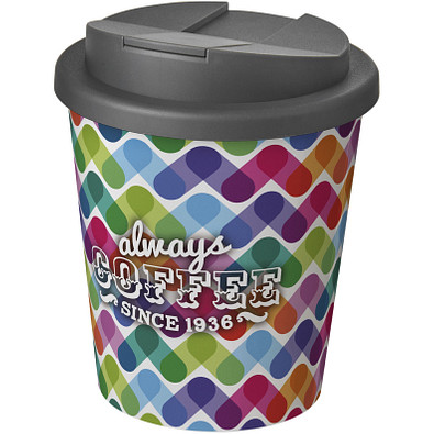 Brite-Americano® Espresso 250 ml Isolierbecher mit auslaufsicherem Schraubverschluss, weiss