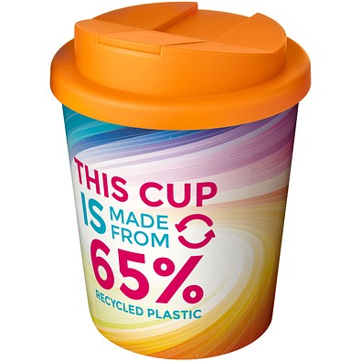 Brite-Americano Espresso Eco auslaufsicherer Isolierbecher, 250 ml, orange