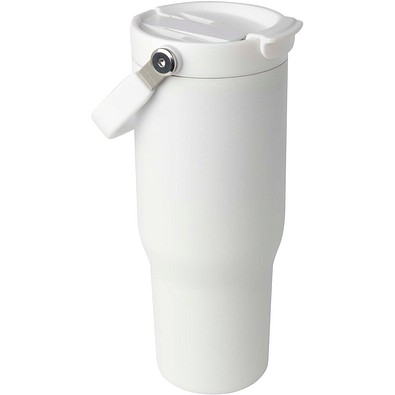 Bronx 900 ml RCS-zertifizierter Kupfer-Vakuum Isolierbecher aus Edelstahl mit Doppelfunktionsdeckel, weiss