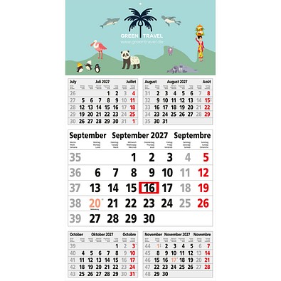 Geiger-Notes Monatskalender Budget 5 Bestseller, inkl. Druck