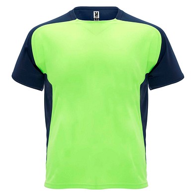 Bugatti Sport T-Shirt für Kinder, Fluor Green / schwarz, 12