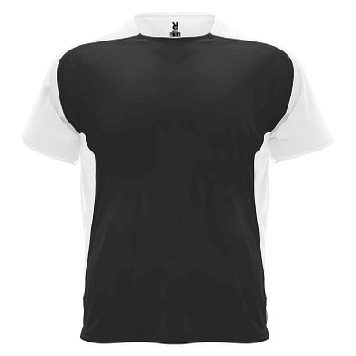 Bugatti T-Shirt Unisex aus recyceltem Material, schwarz / weiß, S