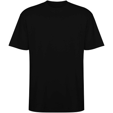 Bull Overzise T-Shirt Unisex, schwarz, M