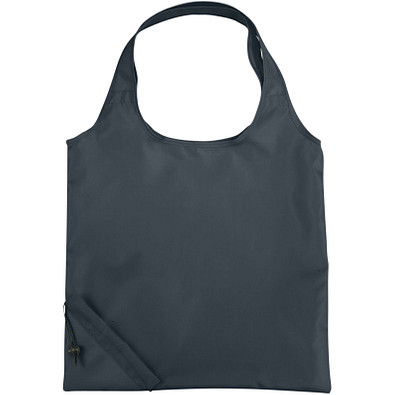 Bungalow faltbare Polyester Tragetasche, grau