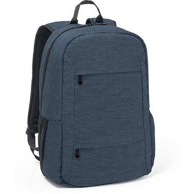BUSINESS. Laptop-Rucksack aus 300D recyceltes Polyester, Blau