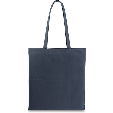 CAIRO. Tragetasche aus recycelter Baumwolle (70%) und polyester (30% rPET) (180 g/m²), Dunkelblau