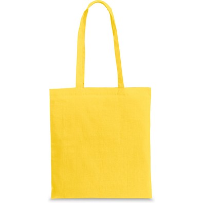 CAIRO. Tragetasche aus recycelter Baumwolle (70%) und polyester (30% rPET) (180 g/m²), Gelb