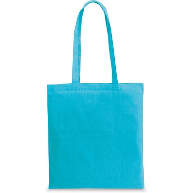 CAIRO. Tragetasche aus recycelter Baumwolle (70%) und polyester (30% rPET) (180 g/m²), Hellblau