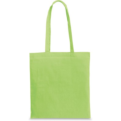 CAIRO. Tragetasche aus recycelter Baumwolle (70%) und polyester (30% rPET) (180 g/m²), Hellgrün