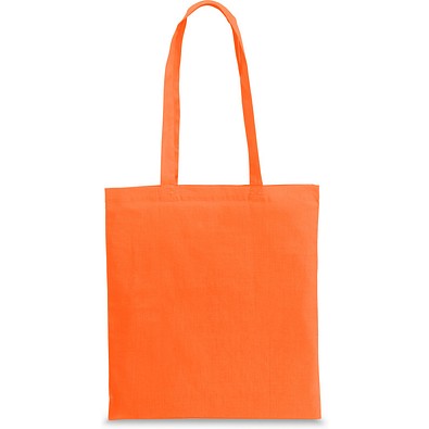 CAIRO. Tragetasche aus recycelter Baumwolle (70%) und polyester (30% rPET) (180 g/m²), Orange