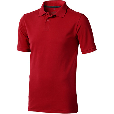 ELEVATE Herren Poloshirt Calgary, rot, XS