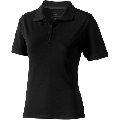 ELEVATE Damen Poloshirt Calgary, schwarz, M