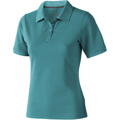 ELEVATE Damen Poloshirt Calgary, türkis, XL