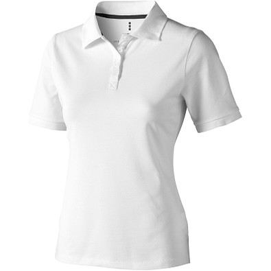 ELEVATE Damen Poloshirt Calgary, weiß, S