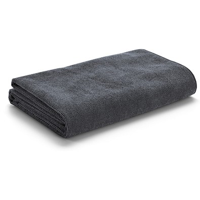 CALIFORNIA. Strandtuch aus Mikrofaser (250 g/m²), Dunkelgrau