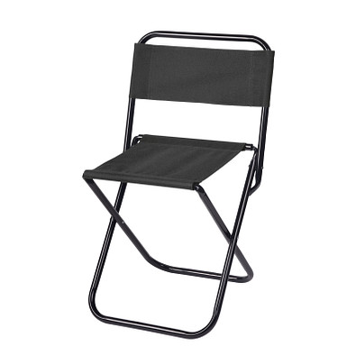Camping-Klappstuhl TAKEOUT, schwarz