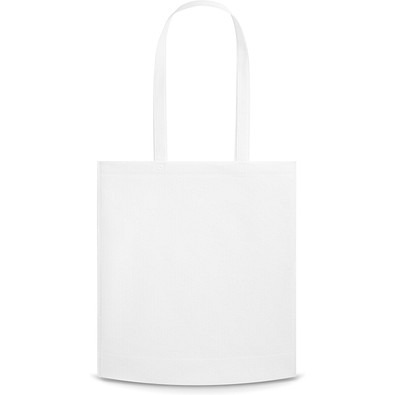 CANARY. Einkaufstasche aus Non-woven (80 g/m²), Weiß