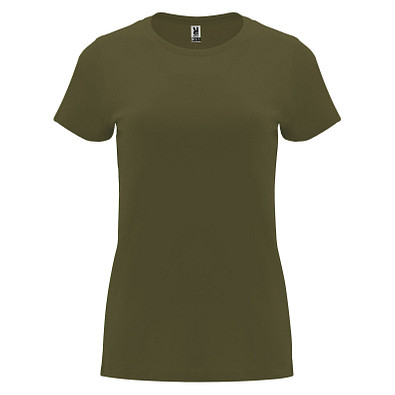 Capri T-Shirt für Damen, Militar Green, 2XL