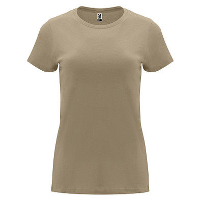 Capri T-Shirt für Damen, sand meliert, XL