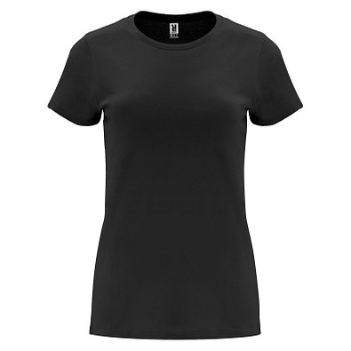 Capri T-Shirt für Damen, schwarz, 2XL