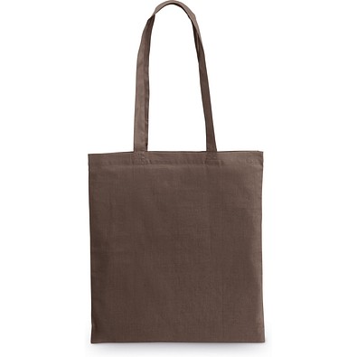 CARACAS. Tragetasche aus 100% Baumwolle (140 g/m²), Braun