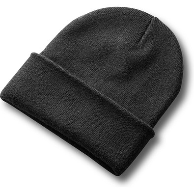 CARL. Mütze Unisex aus recyceltem Polyester (100% rPET), Schwarz
