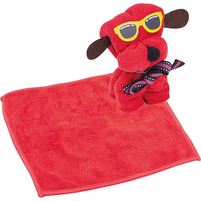 Cartoon Handtuch FLAVIO, rot