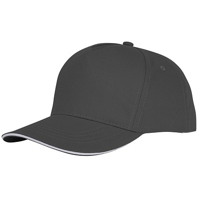 Ceto Kappe mit 5 Segmenten und Sandwichschirm, Storm Grey