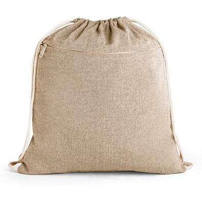 CHANCERY. Turnbeutel mit recycelter Baumwolle (70%), Polyester (30% rPET) (140 g/m²), Natur