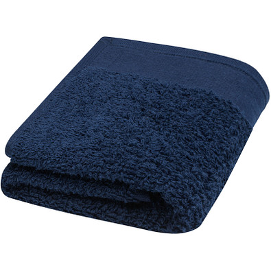 Chloe 550 g/m2 Baumwollhandtuch 30 x 50 cm, navy