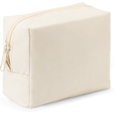 CHLOE. Kosmetiktasche aus hochdichtem 600D-Polyester, Beige