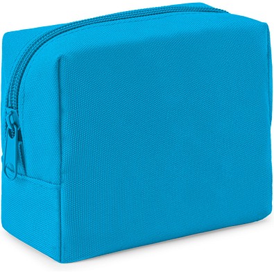 CHLOE. Kosmetiktasche aus hochdichtem 600D-Polyester, Hellblau