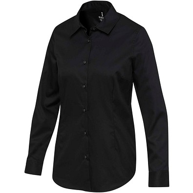 Citrine 185 g/m² Twill Bluse, schwarz, XXS
