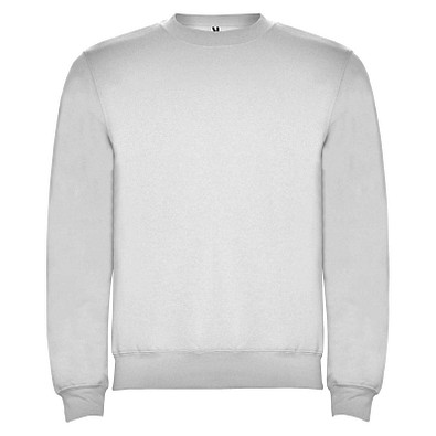 Clasica Sweatshirt mit Rundhalsausschnitt Unisex, Ash white melange, M