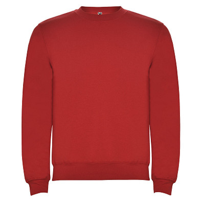 Clasica Sweatshirt mit Rundhalsausschnitt Unisex, rot, XS