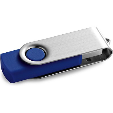 CLAUDIUS 16GB. USB-Stick mit Metallclip 16 GB, Königsblau