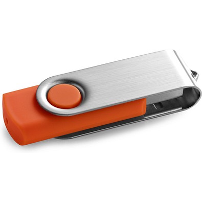CLAUDIUS 8GB. USB-Stick 8 GB mit Metallclip, Orange