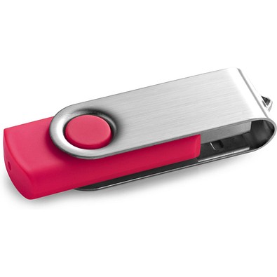 CLAUDIUS 8GB. USB-Stick 8 GB mit Metallclip, Rosa