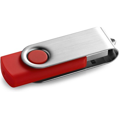 CLAUDIUS 8GB. USB-Stick 8 GB mit Metallclip, Rot