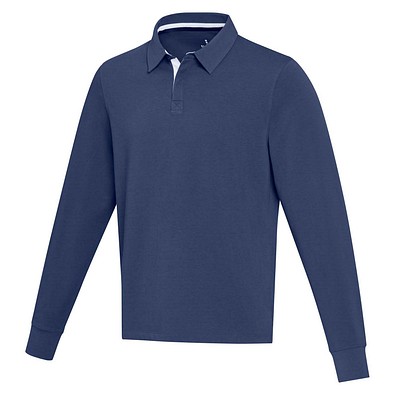 Clyde Rugby Polo Sweatshirt Unisex, navy, 2XL