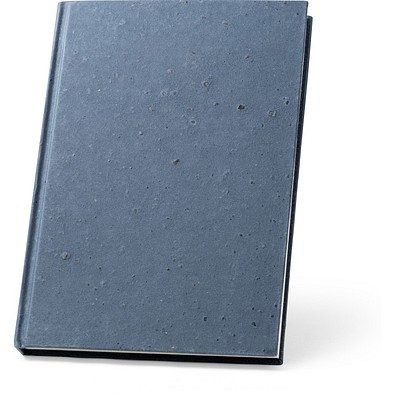 COFFEEPAD RIGID. Notizbuch A5 mit Hardcover aus Kaffeeschalenverwertung (65%), Blau