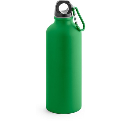 COLLINA. Aluminiumflasche mit Karabiner 540 ml, Grün