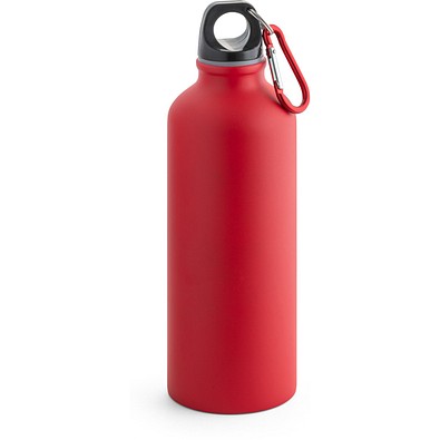 COLLINA. Aluminiumflasche mit Karabiner 540 ml, Rot