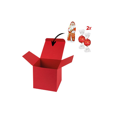 Color Box Lindt X-Mas - Rot