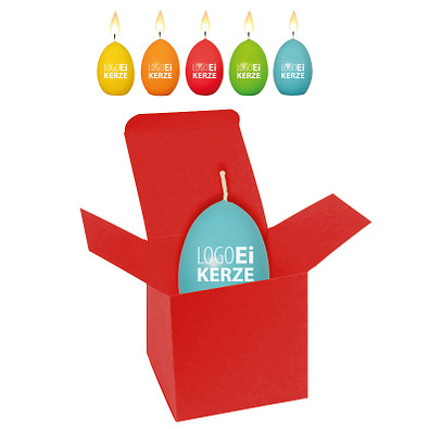ColorBox LogoEi Kerze - Rot