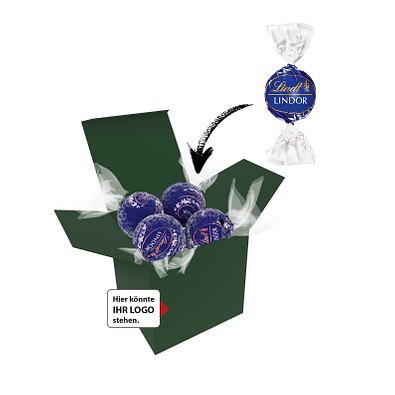 Color Lindor Box - Dunkelgrün - Feinherb