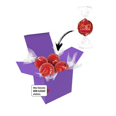 Color Lindor Box - Lila - Vollmilch