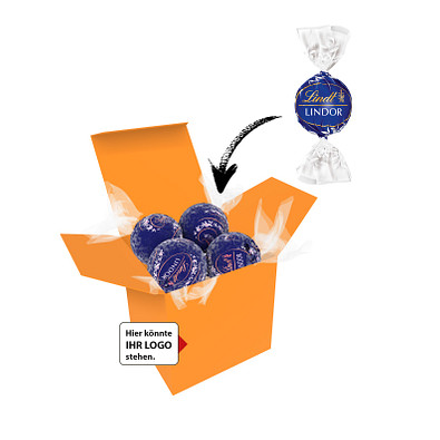 Color Lindor Box - Orange - Feinherb
