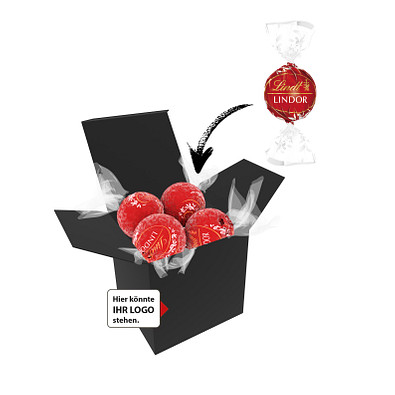 Color Lindor Box - Schwarz - Vollmilch